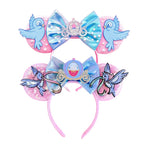 Mouse Ears Headband Cartoon Sequin Bows Headband Birthday Party Christmas Halloween Princess Cosplay Costume For Women Adult
