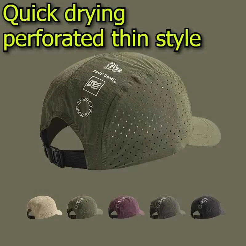 1pc unisex Breathable Unisex Baseball Cap,Outdoor windproof Camping Breathable Golfcap for Sun Protection Quick drying HikingHat