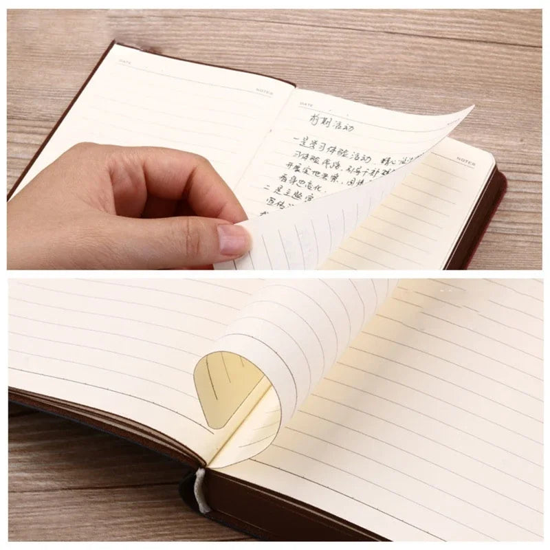 1PC New Portable Vintage Pattern Leather Notebook Diary Notepad Stationery Gift