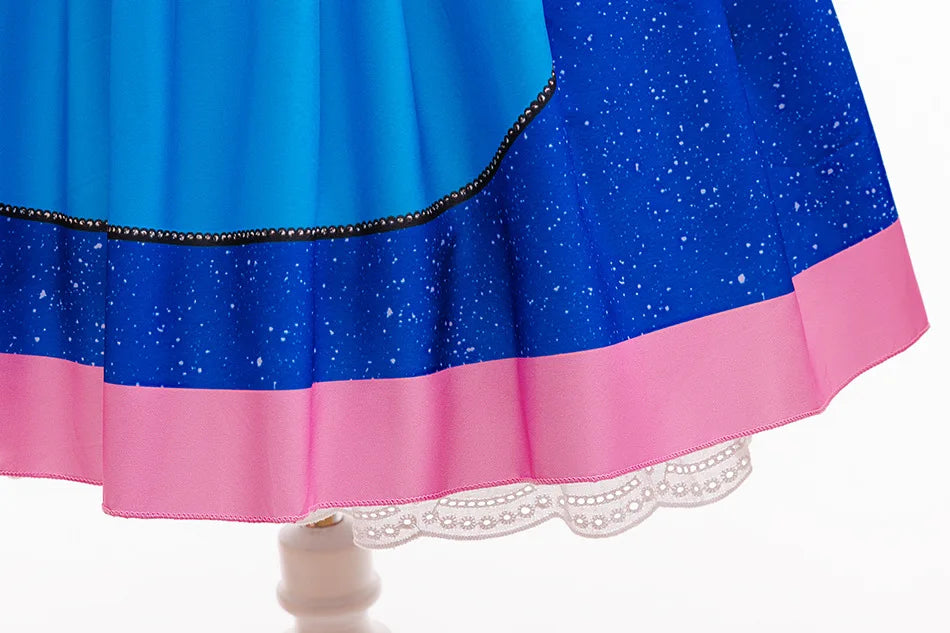 Girls Stitch Cosplay Dress – Cartoon Princess Costume Outfit