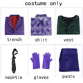Men Clown Cosplay Costume Clown full set Coat Shirt Vest Tie Suit Outfits for Male Halloween Costumes