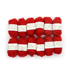 12pcs Multicolor Yarn Knitting Supplies , Crochet Craft For Crocheting And Knitting Yarn Starter Kit For Beginners