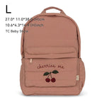New KS Baby Backpack Parent-child Kids Schoolbag Kindergarten Bags Brand Traveling Cherry Children's Boys Girls Mom Storage