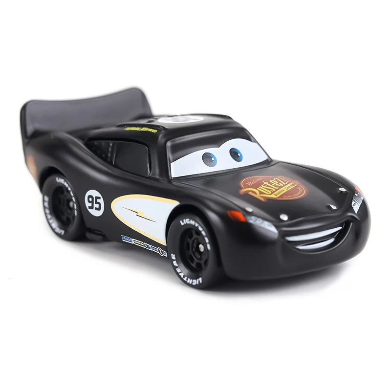 Disney Pixar Cars Piston Cup Racer Lightning McQueen Plated Version Magenta Color Alloy Diecast Model Toy Cars Children's Gift