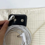 Conductive Silver Fiber Flat Bedsheet with Earthing Cord Antistatic Health Protection Sheet Grounded Improvement Sleep