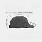 Short Brim Quick-Drying Mesh Baseball Cap - Breathable Lightweight UV Protection Sunshade, for Men Women Couples, Outdoor Hiking