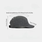 Short Brim Quick Dry Mesh Baseball Cap for Outdoor Adventures