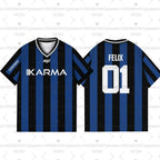 Kpop Stay Karma Album Fans TShirt Felix Bangchan Hyunjin Streetwear Casual Sport Oversize Short Sleeve Men's Clothing T-Shirt