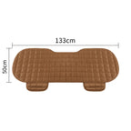 Car Seat Cover Front Rear Flocking Cloth Cushion Non Slide Winter Auto Protector Mat Pad Keep Warm Universal Fit Truck Suv Van