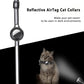 Cat AirTag Holder Collar – Adjustable Reflective Breakaway Kitten Collar with Bell & Waterproof AirTag Case