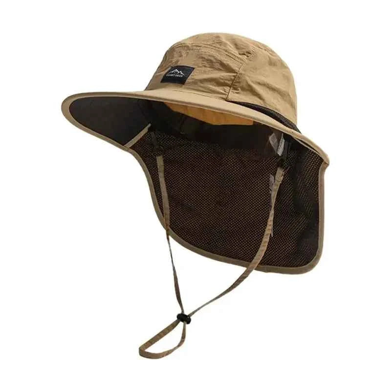 Hot Sale Unisex Windproof Quick-Dry Fisherman Hat, UV Sun Protection with Neck Flap for Outdoor Fishing Hiking Camping Travel