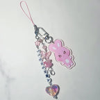 ANITEEZ Bias Beaded Keychain Phone Charm
