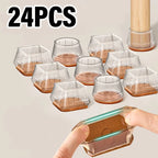 Thicked Chair Leg Floor Protector Silicone Anti-Slip Furniture Pads Wear-resistant Table Leg Cover Scratch-proof Floor Protector