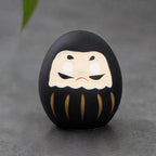 1pc Japanese Ceramic Daruma Statue Daruma Tumbler Crafts Lucky Fortune Ornament Landscape Daruma Doll Fengshui Home Decor Gift