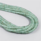 Natural Flat Round Stone Beads Abacus Shape Jaspers Quartzs Gems Beads For DIY Necklace Earrings Jewelry Making Accessori 2*4mm