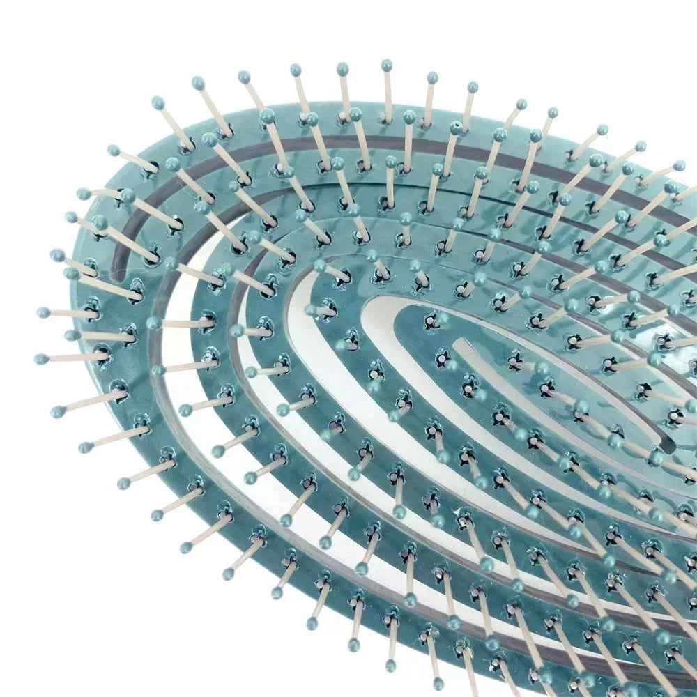 Relaxing Elastic Massage Comb Portable Hair Brush Massage Brush  Brushes Head Combs Scalp Massage Brush Wet And Wavy Bundl
