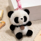Stuffed Animal Animal Plush Pendants Elephant Dinosaur Hanging Ornament Panda Sloth Keychain Cartoon Rabbit Duck