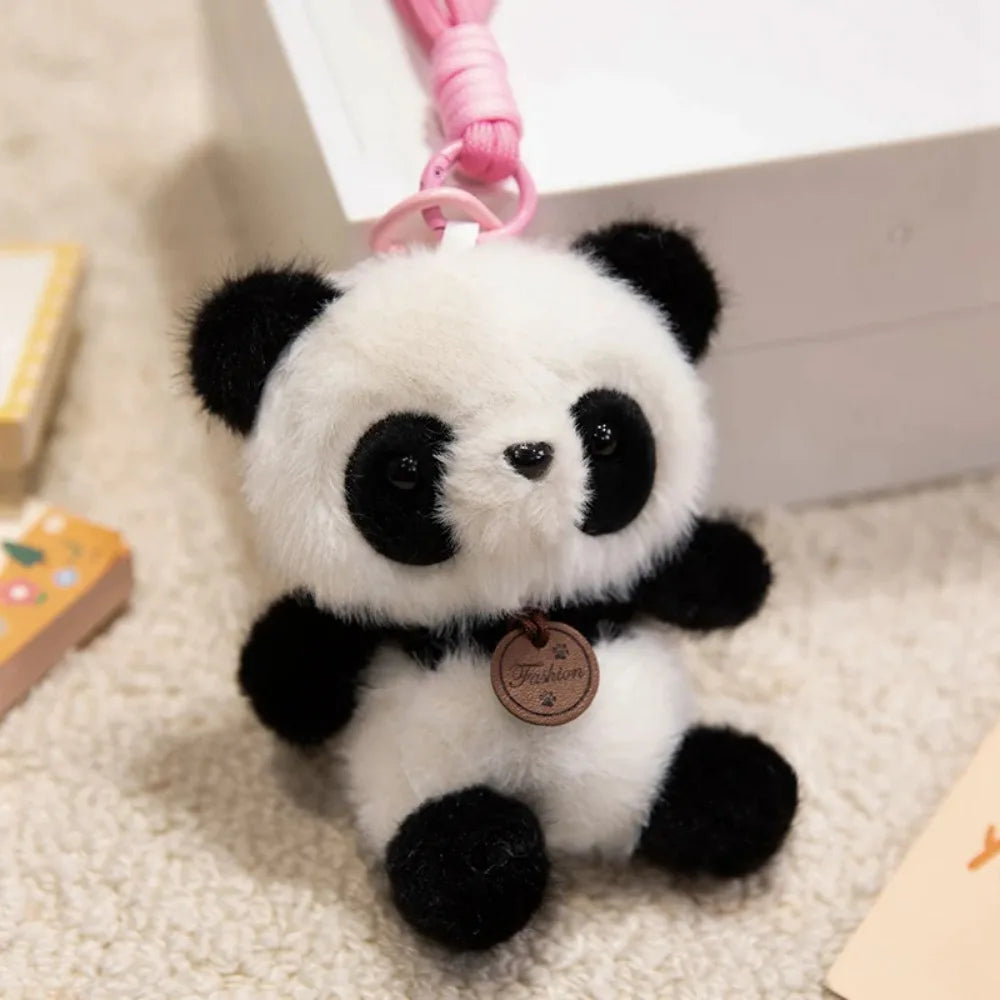 Stuffed Animal Animal Plush Pendants Elephant Dinosaur Hanging Ornament Panda Sloth Keychain Cartoon Rabbit Duck