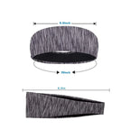 3 Pack Sports Headbands Moisture-Wicking Running Yoga Gym Non Slip Sweatbands for Men Women
