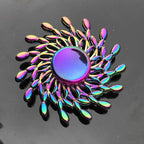 New Metal Rainbow Fidget Spinner Gradient Color R188 Mute Bearing EDC Hand Spinner Fingertip Gyro Anti-Anxiety Kids Adult Toys