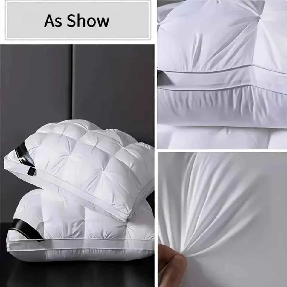 Comfortable Pillows for Sleeping 5-star Hotel Pillow Three-dimensional Soft Bilateral Washed Solid Color Pillow Sleeping Pillows