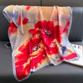 Spring Scarf Women's Luxury Design Polyester Material Smooth Scarf Soft Shawl Beach Scarf