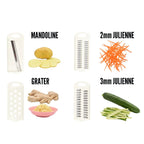 5 in1 Vegetable Fruit Slicer Multifunctional Manual Food Grater Cutter Potato Household Chopper Kitchen Veggie Dicer Gadgets
