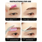Eyebrow Trimmer, Stainless Steel Eyebrow Scissors With Comb, Eyebrow Trimming Scissors Hair Removal Beauty Tools