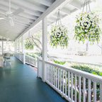 Artificial Flower New Artificial Hanging Flowers and Plants Easter Decoration 2025 UV-resistant and Realistic Room Decor Wedding