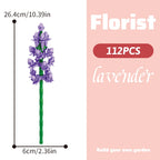 Building block bouquet simulation of flowers female gift assembly,small particle building block children's assembly toy