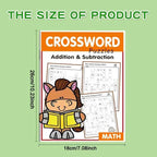 Children's Math Exercise Books, Addition and Subtraction Practice Books, Early Education Learning Workbooks, Math Improvement Tools, Children's Math Crossword Toys, Educational Books, Christmas, Birthday, Halloween Gifts