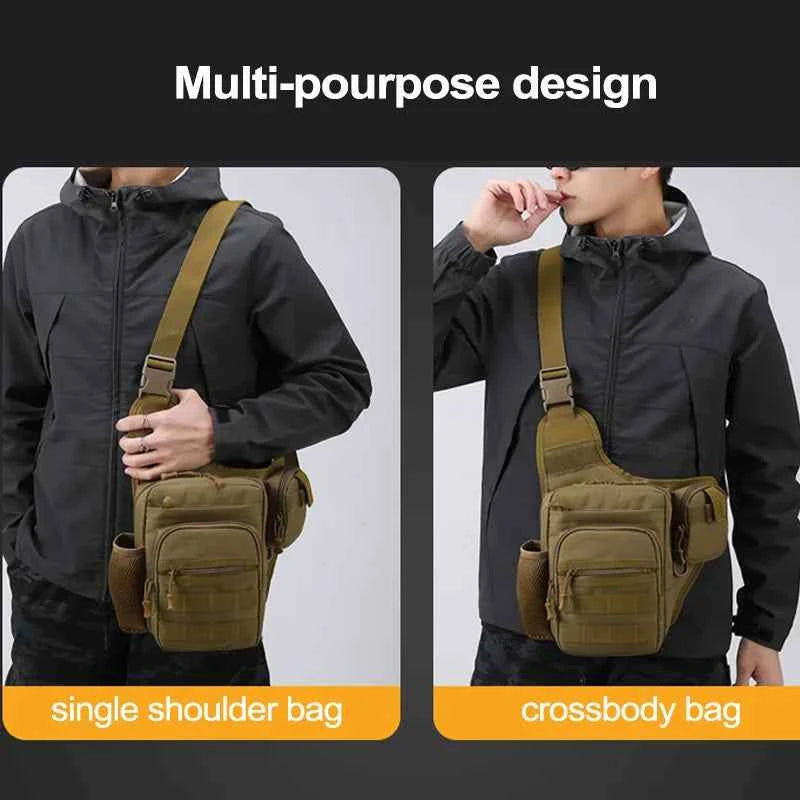 Camping Climbing Bag Chest Pouch For Men Cycling Hiking Travel Outdoor Sport Tactical Crossbody Molle Fishing Waist Fanny Pack