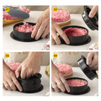 Non-Stick Hamburger Press Mold – Meat Patty Maker & Stuffed Pie Kitchen Tool