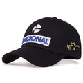 New Ayrton Senna Racer Fashion Embroidery Cap Outdoor Sun Protection Team Baseball Cap