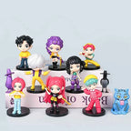 Anime Q Version Figurine Set – 10pcs Mini Collectible Toys