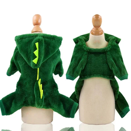 Pet Halloween Clothes – Dinosaur Cosplay Outfit