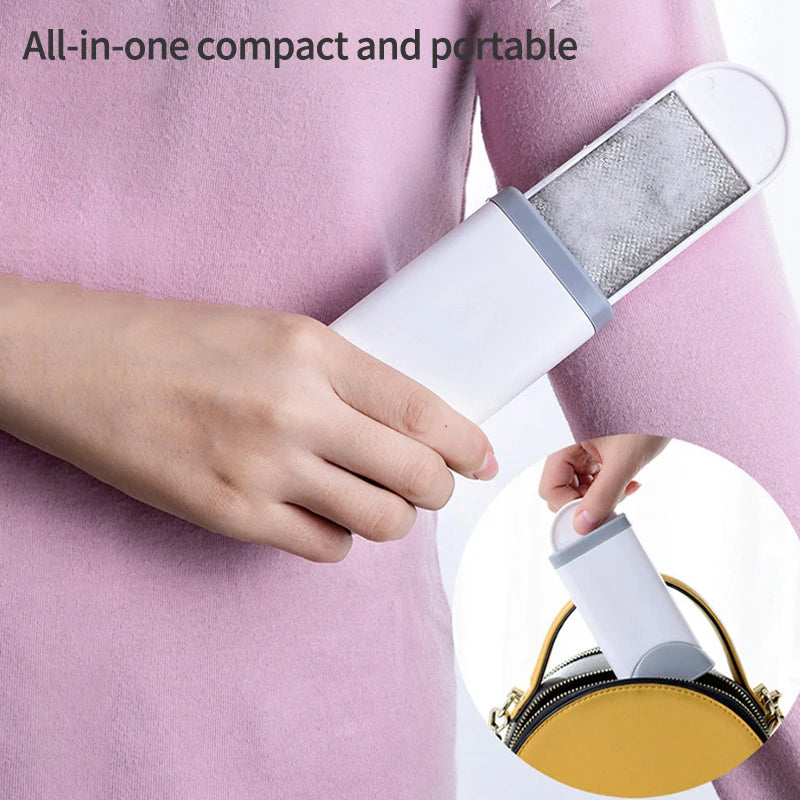 Magic Clothes Lint Remover Reusable Pet Cat Hair Fur Roller Brush Reusable Static Dusting Cleaning Brushes Manual Cleaner Tool - WTN Essentials 