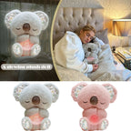 1pc Anxiety Relief sleeping Koala Breathing Plush Toy - Soothing Stuffed Animal w/ Heartbeat, Anxiety Relief Gift for Birthday & Christmas
