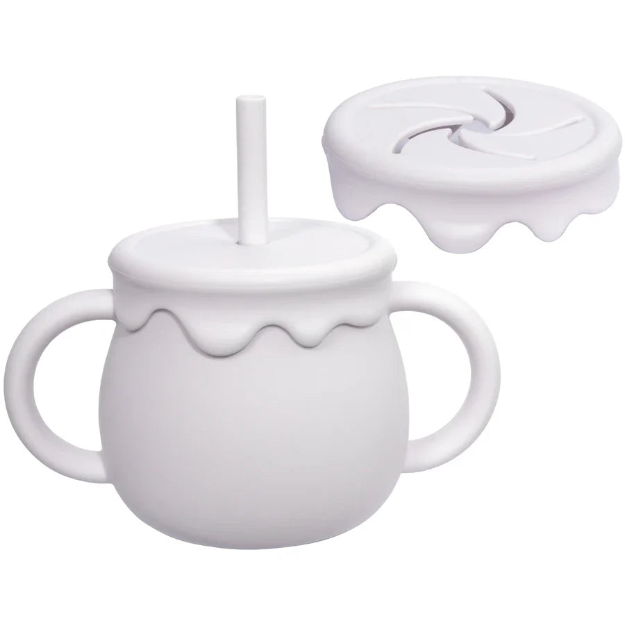 Baby Feeding Cups Portable Drinkware Sippy Cup Solid Food Container Snack Cup Toddlers Learning Cups Newborn supplies