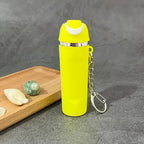 Mini Water Bottle Keychain ， Cute Cup Mini Tumbler Keychain，Applicable To Holder Keyring for Lip Balm, Backpack