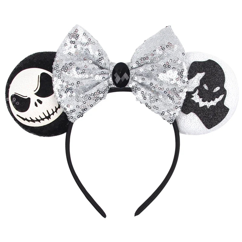 Nieuwste Mickey Mouse Oren Hoofdband Kid Adult Festival Party Pailletten Strik Haarband Vrouwen Baby Girl Party Haar Accessories