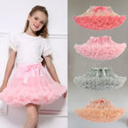 Baby Girls Tutu Fluffy Skirt Toddler Princess Ballet Dance Tulle Mesh Skirt Kids Cake Skirt Cute Girls Clothes Pettiskirt Skirt