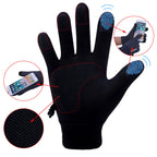 Winter Touch Screen Gloves for Men & Women – Thermal Warm, Water-Resistant & Windproof Gloves for Driving, Running, Cycling & Skiing