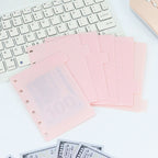 A7 6Holes Loose Leaf Notebook Refill Spiral Binder Inner Page Weekly Monthly To Do Line Dot Grid Inside Paper Stationery