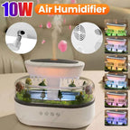 Rain Clouds Aroma Diffuser Zen Raindrops Air Humidifier Essential Oil Diffuser USB Desktop Ultrasonic Sprayer With 7 Night Light