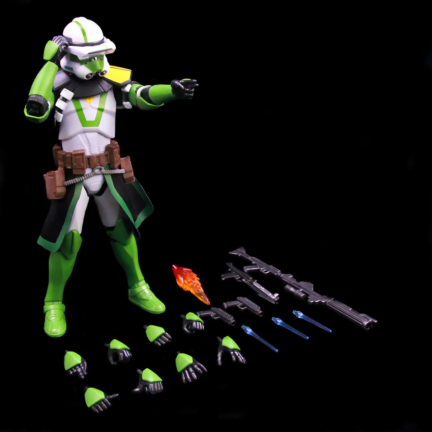 New Body(JOV3.0) Star Wars Commander Doom's Unit Clone Command ARC Trooper Heavy JET Doom Legion Battlefront II 6" Action Figure