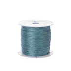 Metallic Beading Thread Cord – Rose Gold & Silver for DIY Jewelry