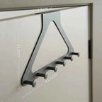 Clothes Hooks Behind The Door，PunchFree ，Traceless Hanger for Coats, Hats, Bags, and More，Over the Door Storage Organizer Hanger