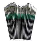 Yutiars Professional Artist Paint Brush Set - 6/24 PCS, Nylon Bristles for Watercolor, Acrylic, Oil Painting, Crafts & Face Body