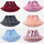 Baby Girls Tutu Fluffy Skirt Toddler Princess Ballet Dance Tulle Mesh Skirt Kids Cake Skirt Cute Girls Clothes Pettiskirt Skirt